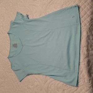 Danskin Now Semi-Fitted Blue Top